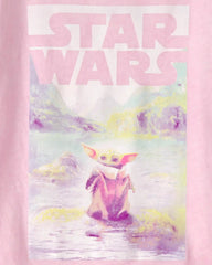 Girls Star Wars Graphic Tee - Pink