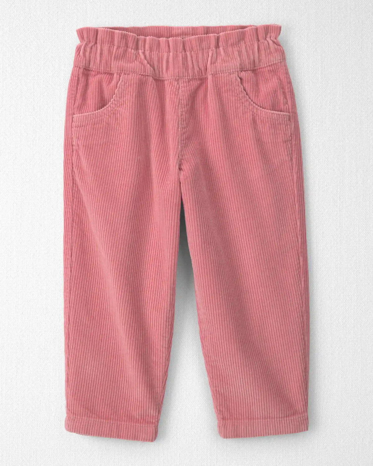 Toddler Girl Organic Cotton Pull On Corduroy Pants