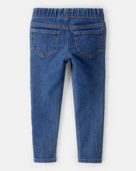 Toddler Girl Dark Wash Elastic-Waist Jeggings