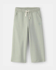 Toddler Girl French Terry Drawstring Pants - Green