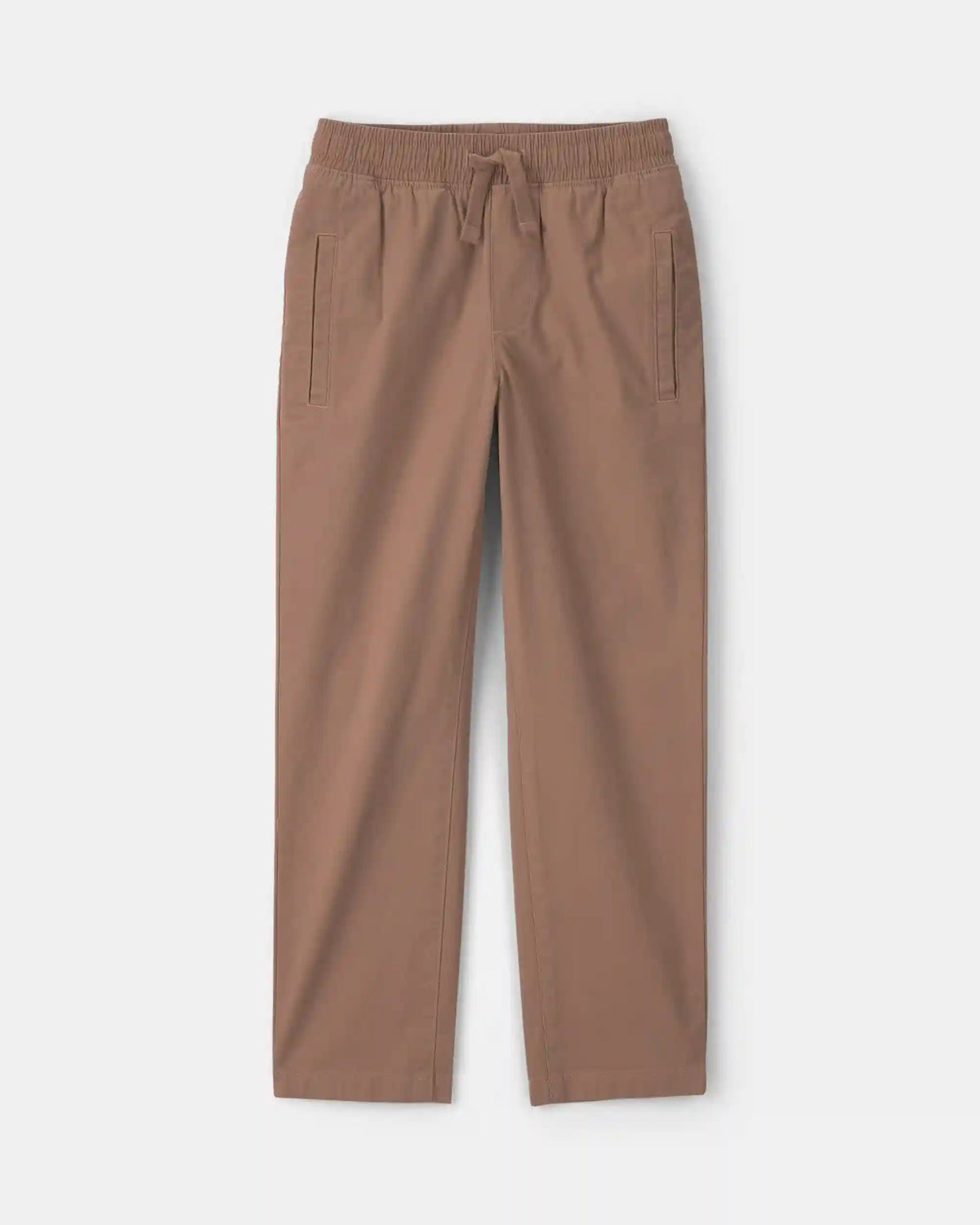 Boys Twill Pants - Brown