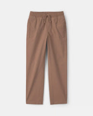 Boys Twill Pants - Brown