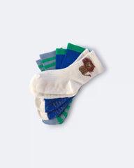 Toddler Boy 3-Pack Striped Lion Crew Socks