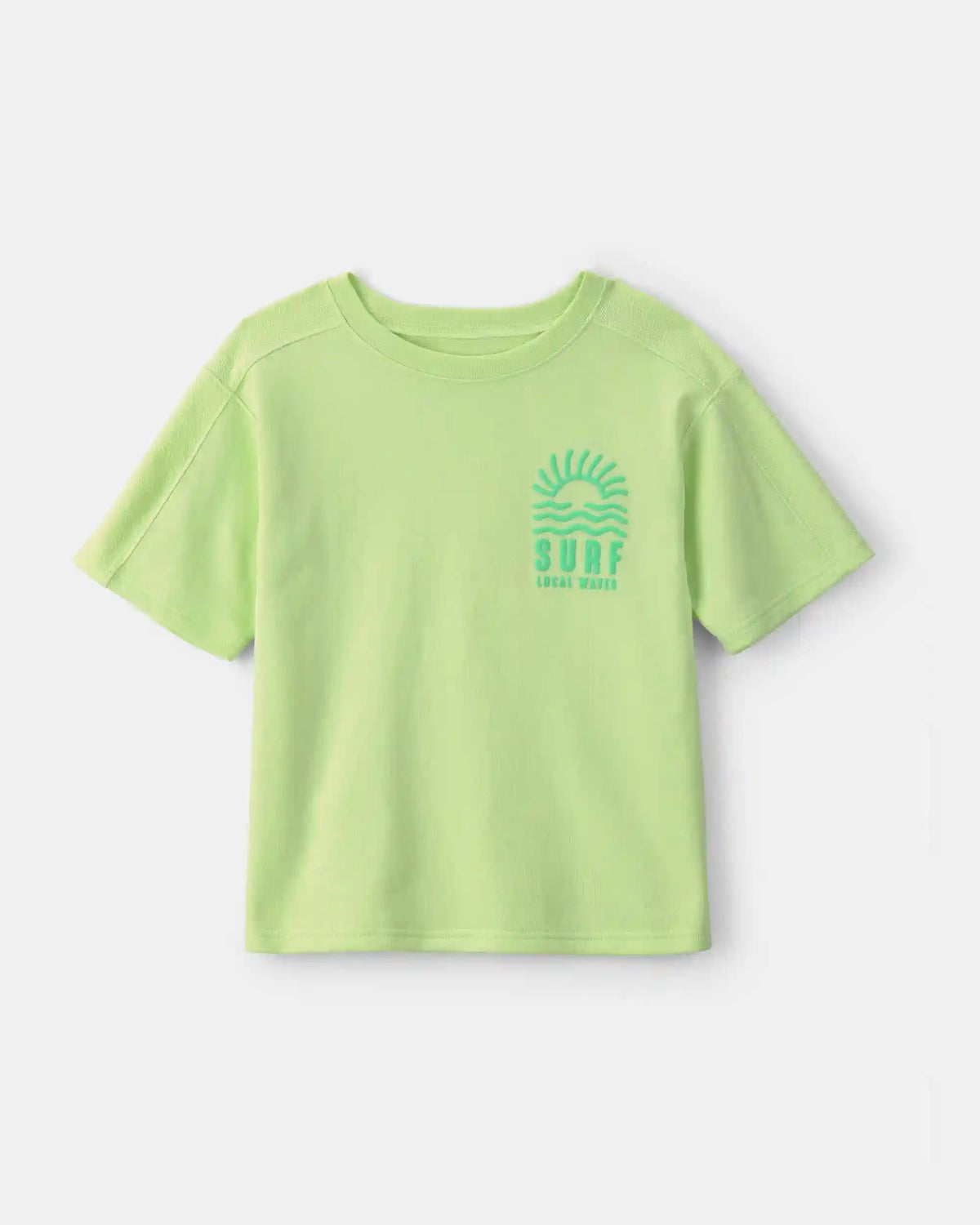Boys Surf French Terry Graphic Tee - Green