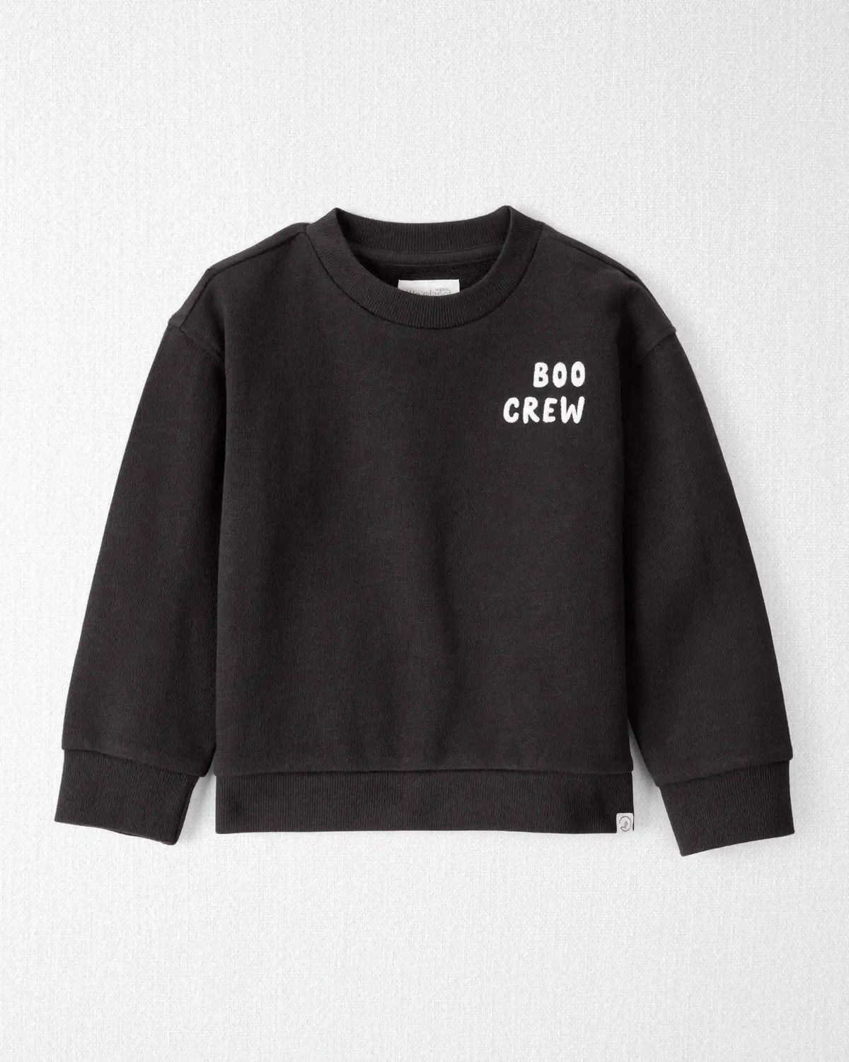 Toddler Organic Cotton 'Boo Crew' French Terry Sweatshirt