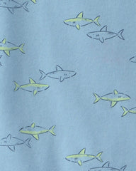 Toddler Shark Tank Top - Blue
