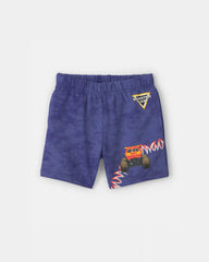 Toddler Boy 2-Piece Monster Truck French Terry Top & Short Set - Blue