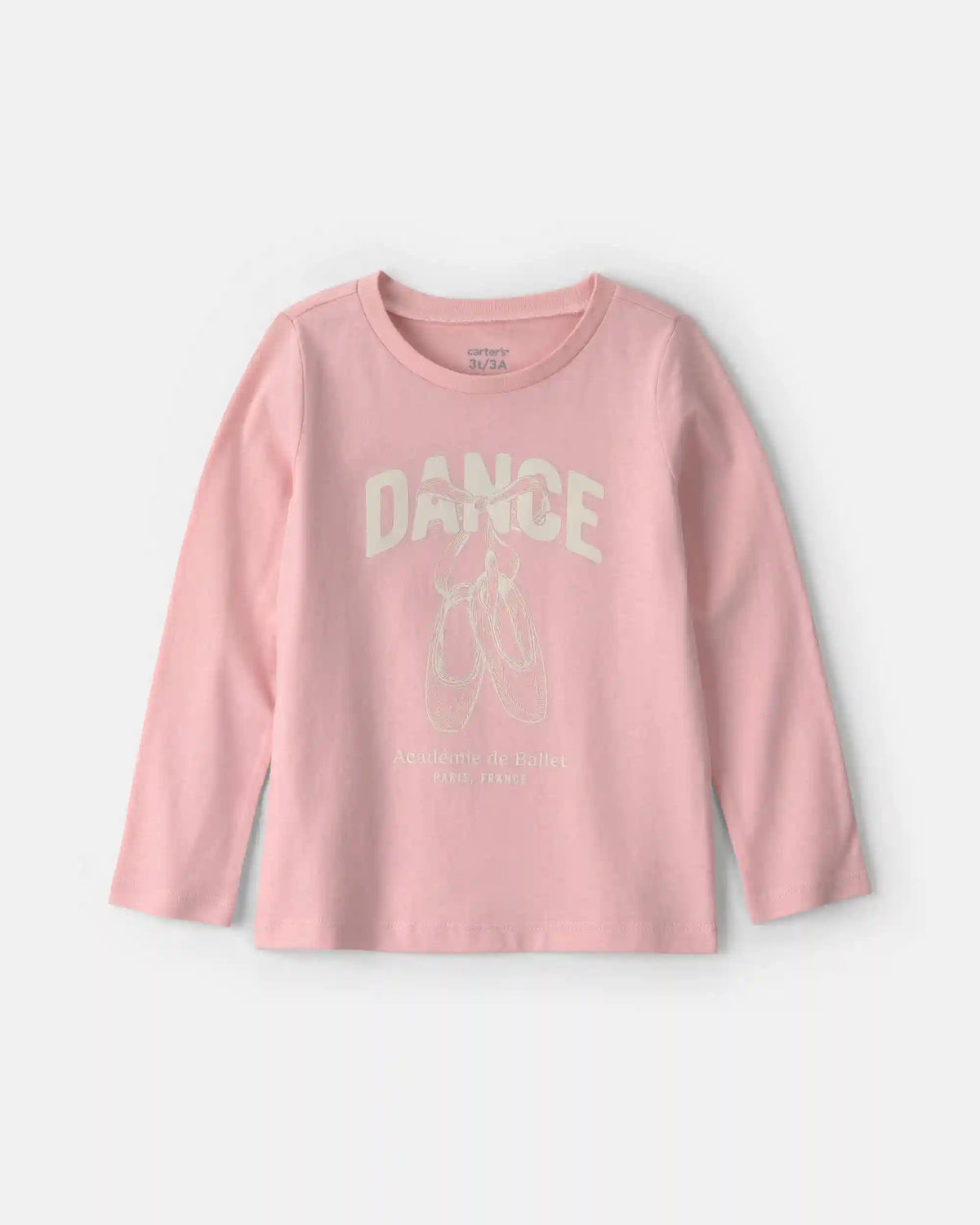 Toddler Girl 'Dance' Long-Sleeve Graphic Tee - Pink