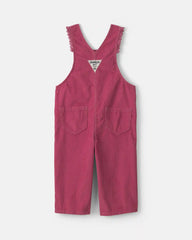 Baby Girl Corduroy Overalls - Purple
