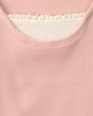 Girls Long-Sleeve Top - Pink