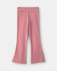 Girls Pull-On Stretch Active Flare Leggings - Pink