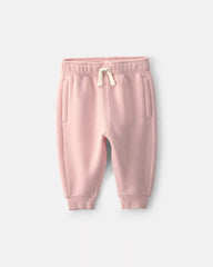 Baby Girl Fleece Pants - Pink