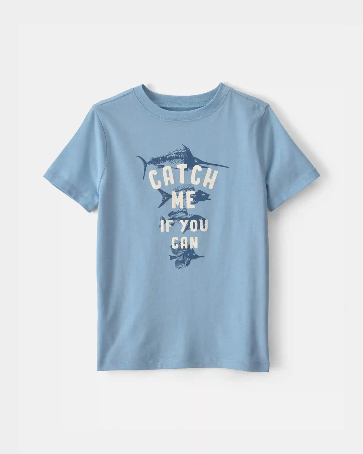 Boys Fish Graphic Tee - Blue