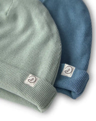Baby 2-Pack Organic Cotton Rib Caps