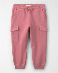 Toddler Girl Organic Cotton French Terry Cargo Pants