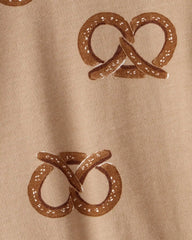 Baby Boy Pretzel Print Long-Sleeve Tee - Brown