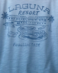 Boys 'Poolside' Ombre Graphic Tee  - Blue