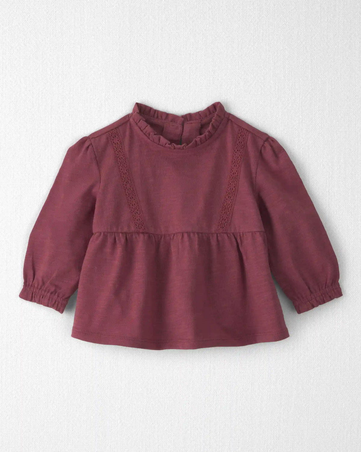 Baby Girl Organic Cotton Peplum Top