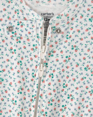 Baby Girl Strawberry 100% Cotton Snug Fit 1-Piece Pajama
