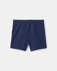 Baby Boy Canvas Shorts - Blue