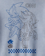 Boys Sonic the Hedgehog™ Long-Sleeve Pullover Hoodie - Blue