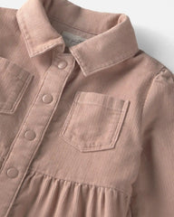 Girls Organic Cotton Corduroy Dress