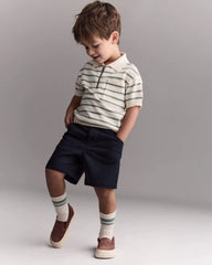 Toddler Boy Bermuda Shorts - Black