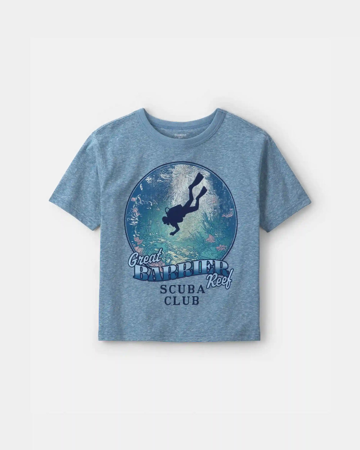 Boys 'Scuba Club' Graphic Tee - Blue