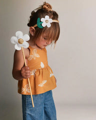 Toddler Girl Flower Headband & Wand Set