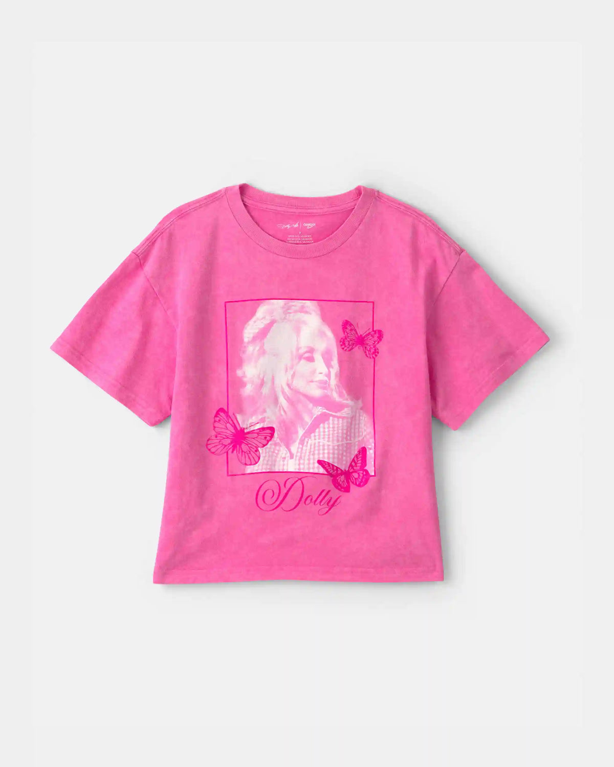 Girls Dolly Parton Graphic Tee - Pink