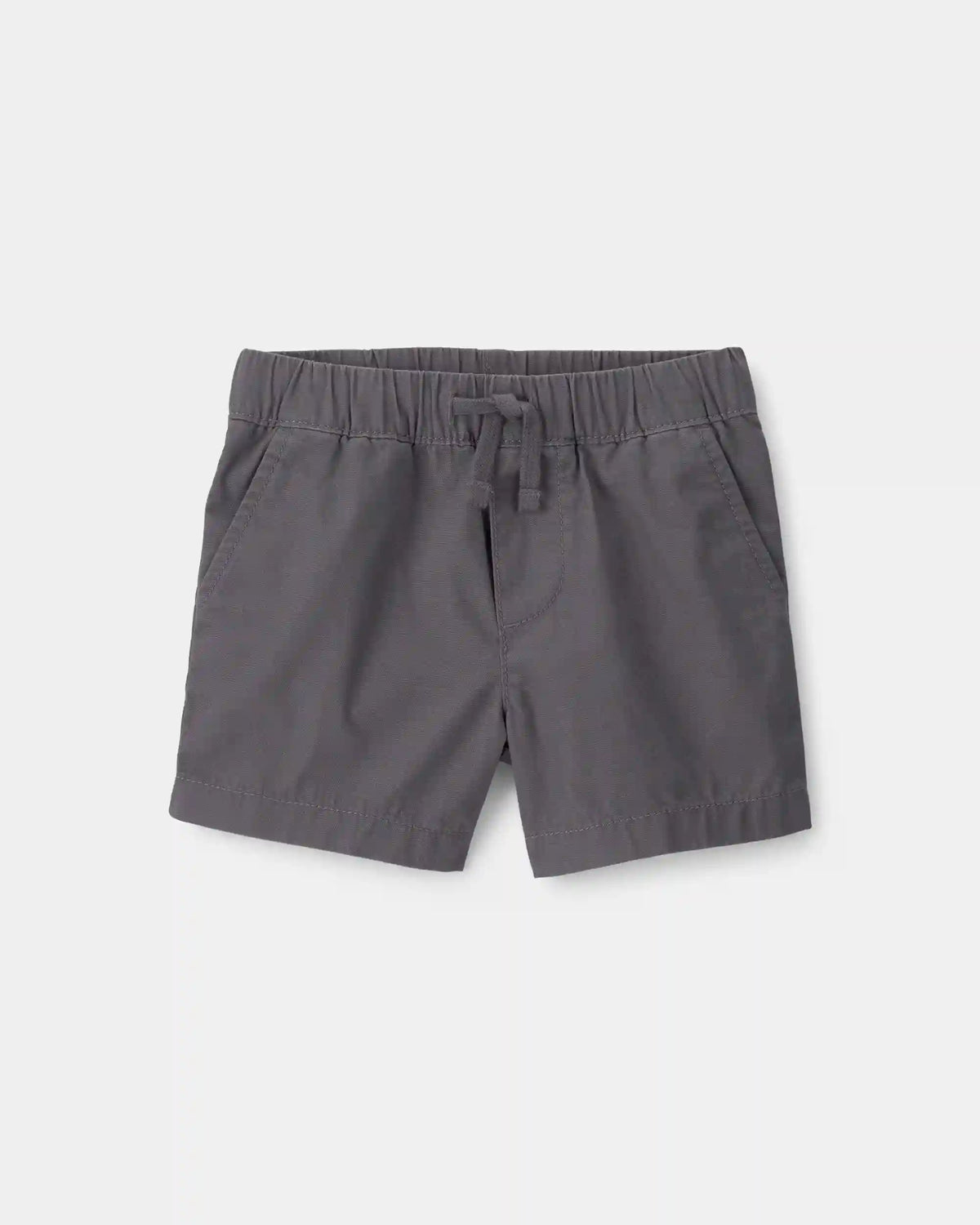 Baby Boy Canvas Shorts - Grey