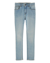 Kid Light Blue Wash Skinny-Leg Jeans
