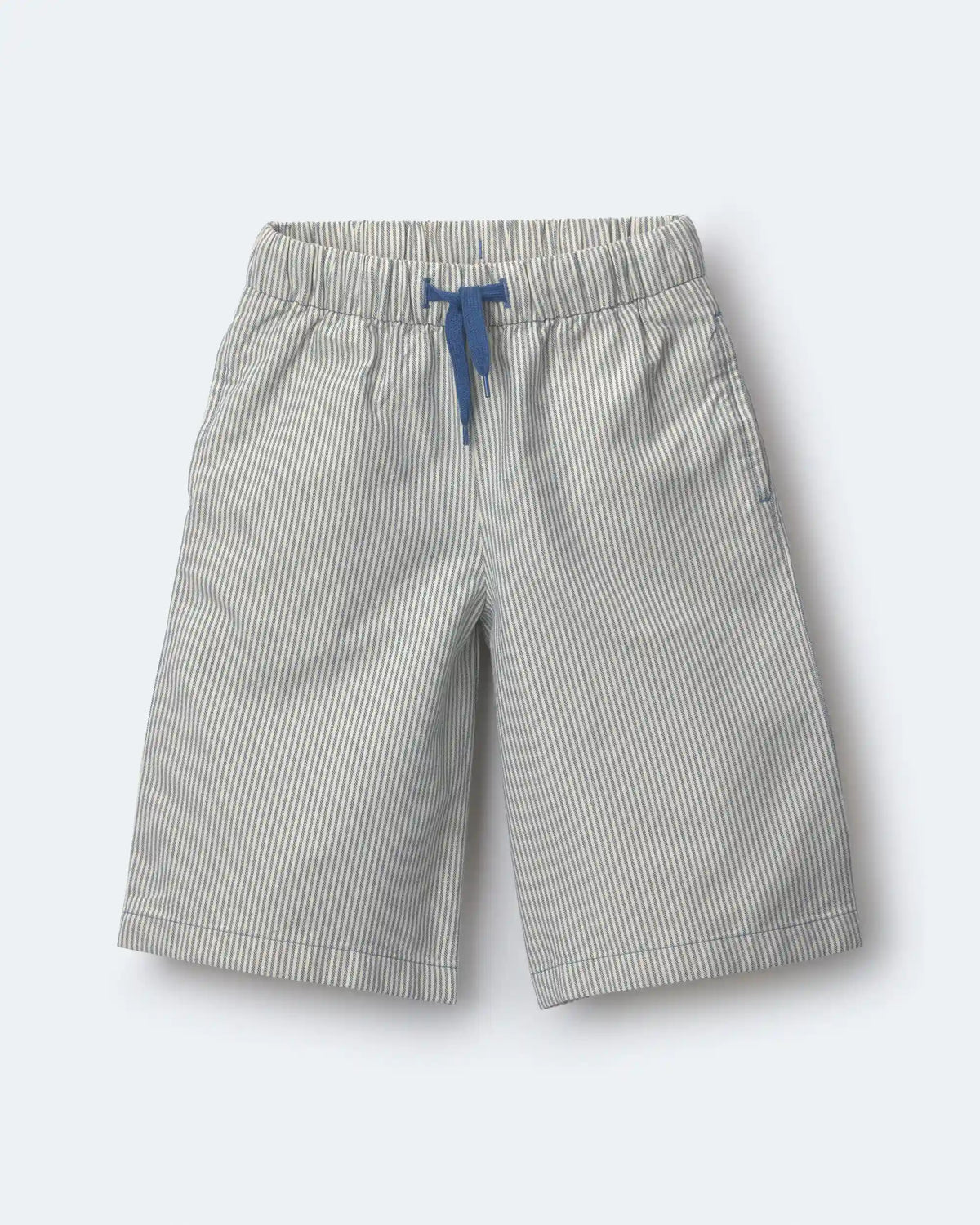 Toddler Girl Wide-Leg Pants in Stripes - Slate Blue