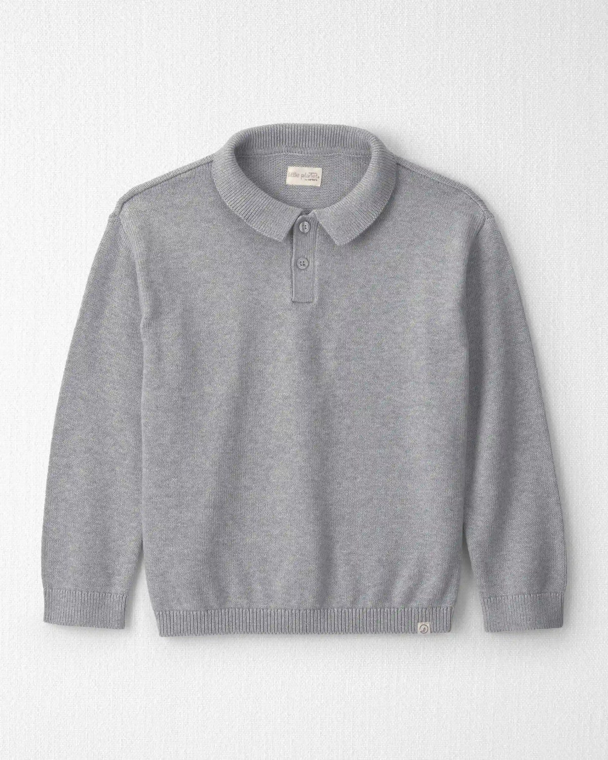 Boys Organic Cotton Sweater Knit Polo