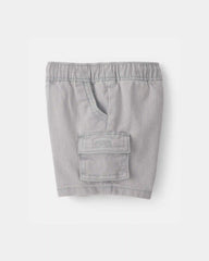 Baby Boy Cargo Pocket Shorts - Grey