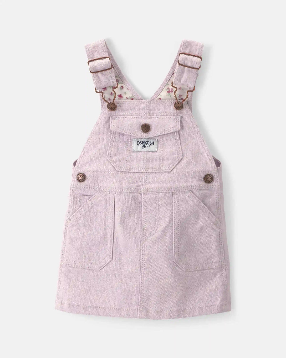 Baby Girl Twill Skirtall - Purple