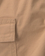 Baby Boy Wide-Leg Cargo Pants - Khaki