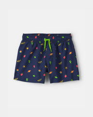 Toddler Boy ©Disney/Pixar Toy Story Swim Trunks - Navy Blue