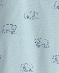 Toddler 2-Piece Organic Cotton Pajamas in Winter Bears