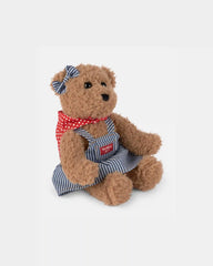 Tosh B'gosh' Bear Plush with Hickory Stripe Skirtall