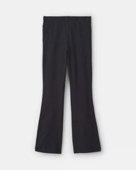 Girls Pull-On Stretch Flare Leggings - Black