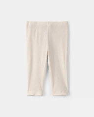 Baby Girl 2-Pack Bear Pull-On Pants - Cream/Green