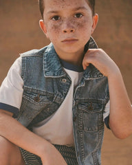 Boys OshKosh Clover Graphic Tee - Cream