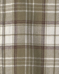 Baby Boy Organic Cotton Flannel Button-Down Shirt