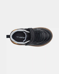 Toddler Boy Casual Sneakers - Black/Brown