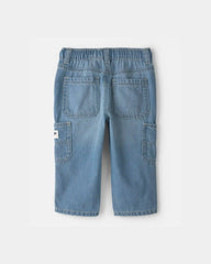 Baby Boy Wide-Leg Carpenter Jeans - Medium Wash