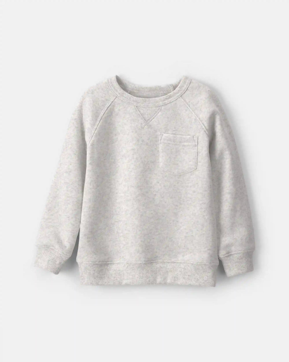 Toddler Boy Fleece Pullover Sweatshirt - Grey