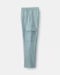 Boys Fleece Cargo Pants - Blue
