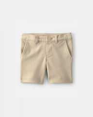 Toddler Girl 2-Pack Uniform Ponte Knit Shorts - Khaki