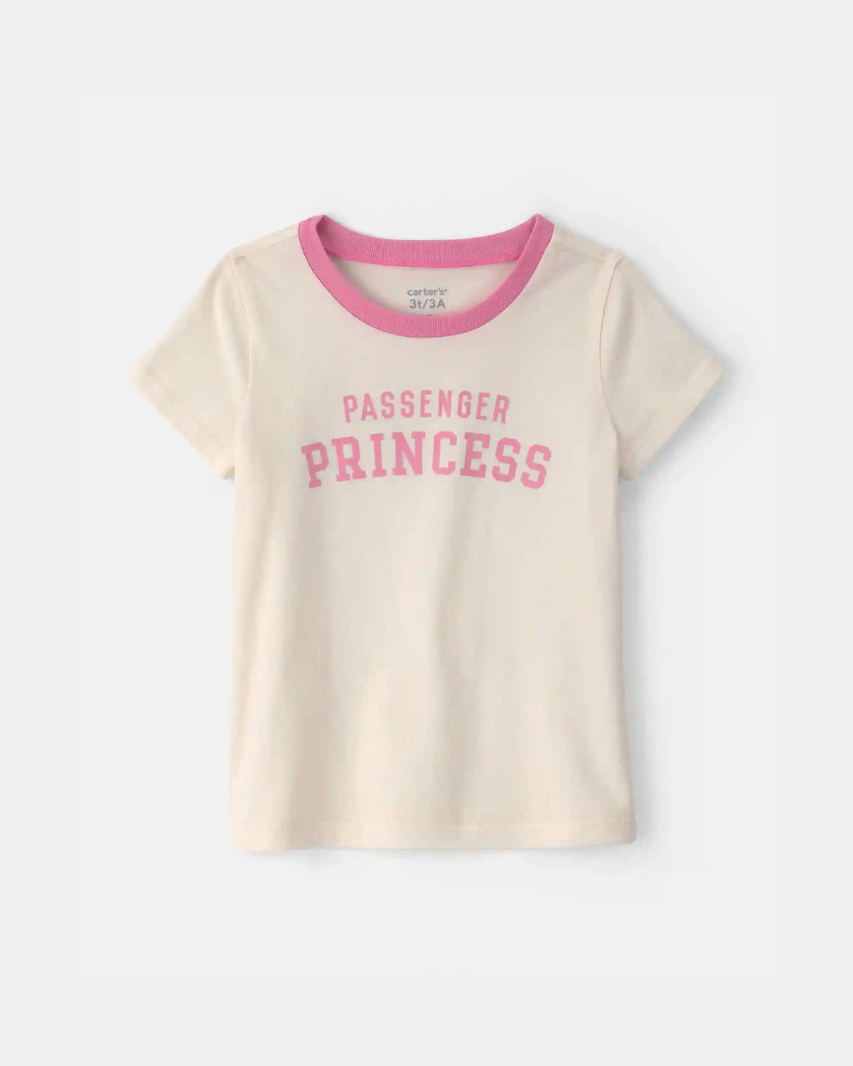 Toddler Girl 'Passenger Princess' Graphic Tee - Cream